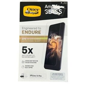 OtterBox Amplify Glass screen protector for the iPhone 13 Pro NIB